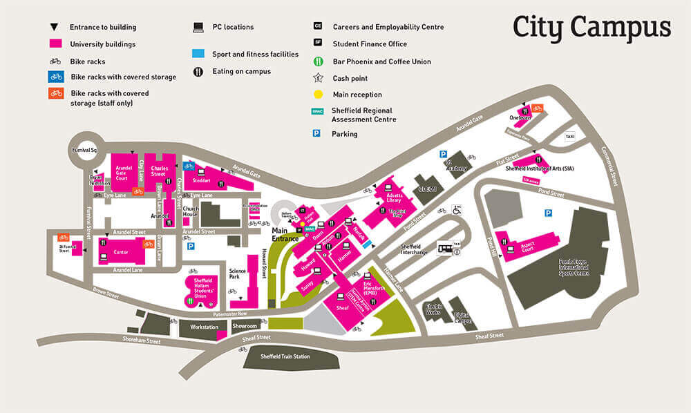 Map of the College